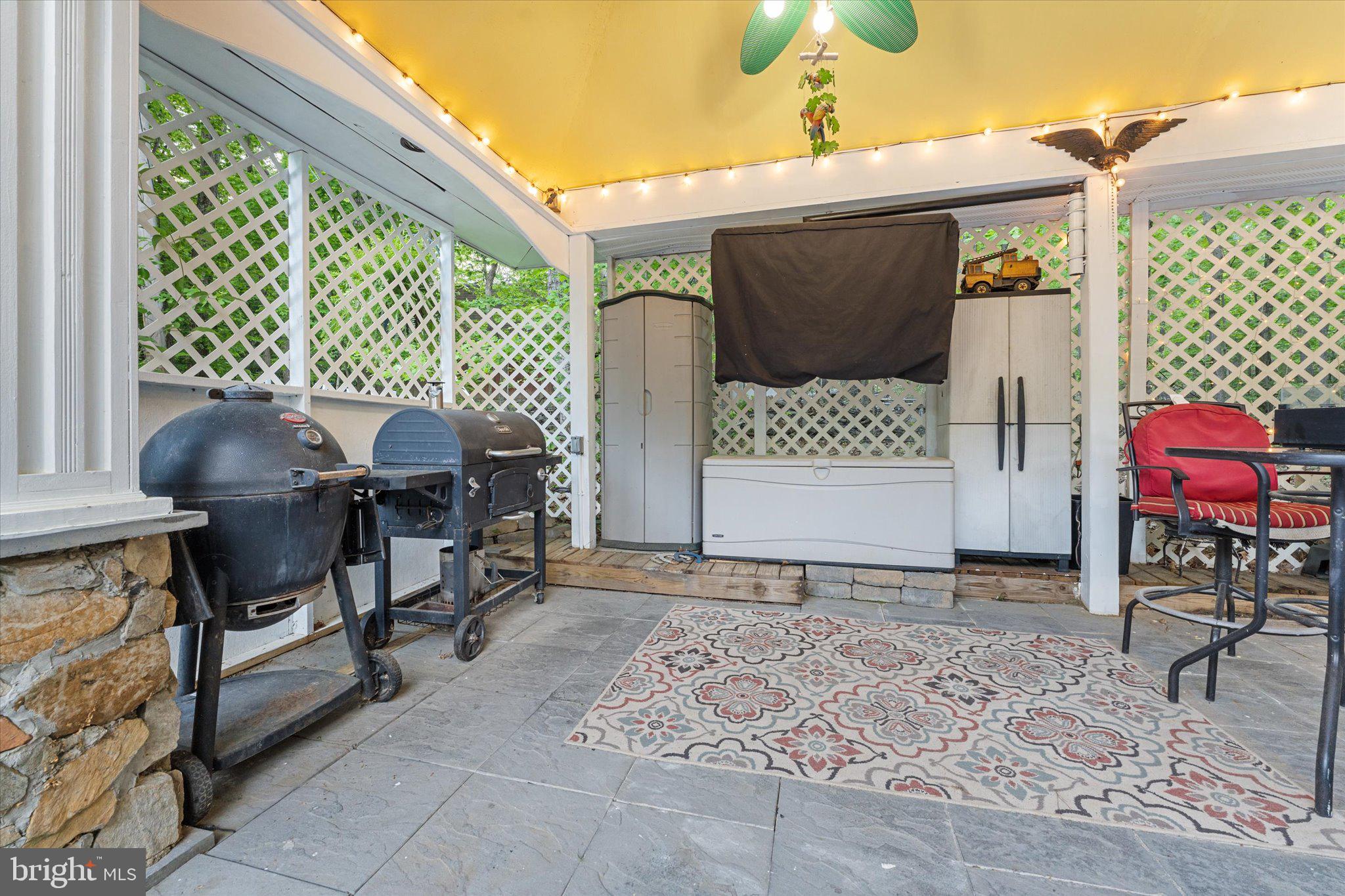3800 Mountain Road Haymarket, VA 20169 - Photo 65 of 73 Cozy pavilion with string lights.