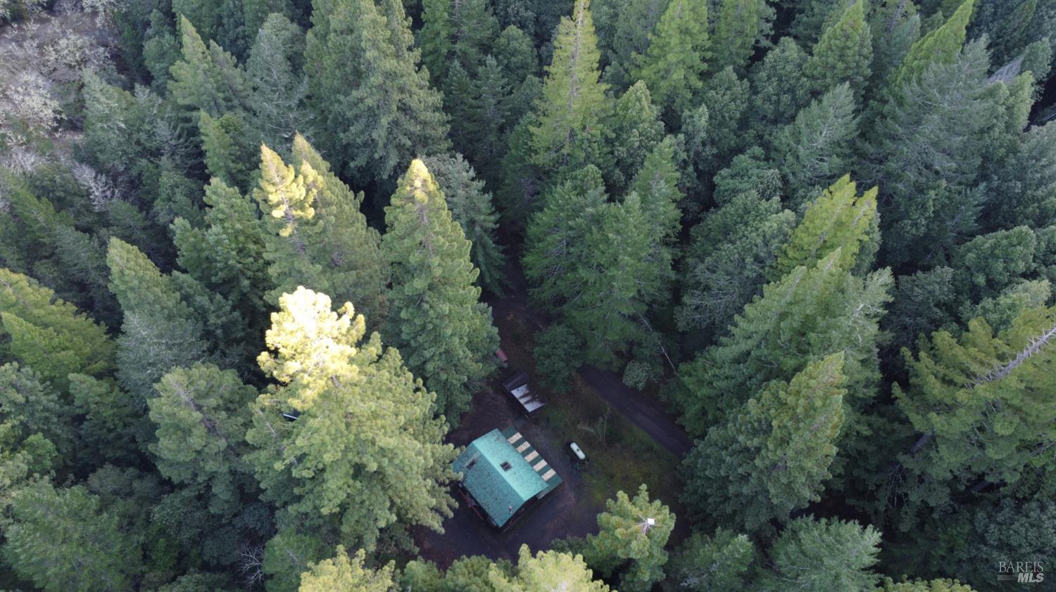 17001 Walker Lake Road Willits, CA 95490 - Photo 34 of 37 an aerial view of a house