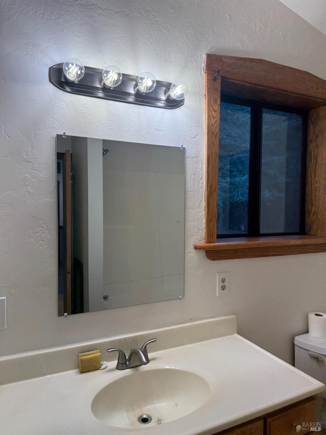17001 Walker Lake Road Willits, CA 95490 - Photo 9 of 37 a bathroom with a sink and a mirror