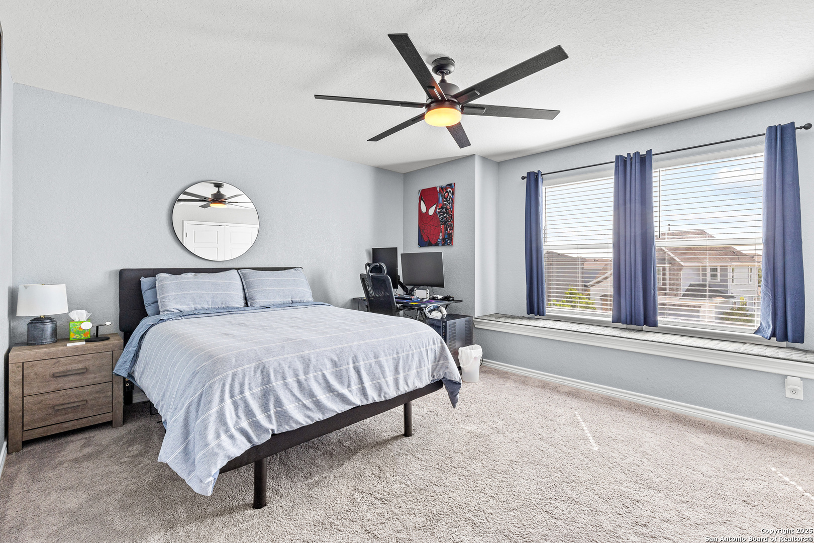 5205 Nature Marion, TX 78124 - Photo 31 of 45 a bedroom with a bed and window