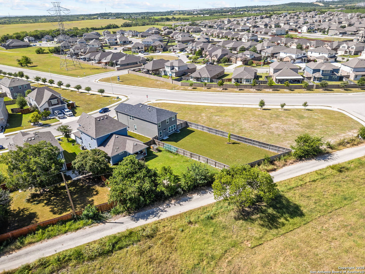 5205 Nature Marion, TX 78124 - Photo 43 of 45 an aerial view of residential houses with outdoor space