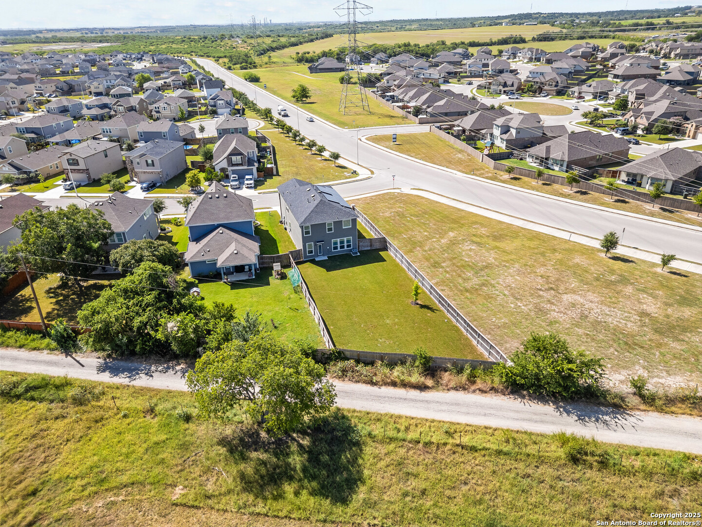 5205 Nature Marion, TX 78124 - Photo 44 of 45 an aerial view of residential houses with outdoor space