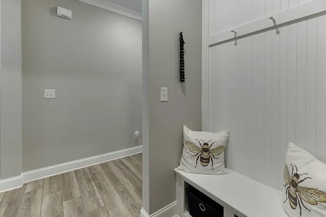 an aerial view of a house having outdoor space