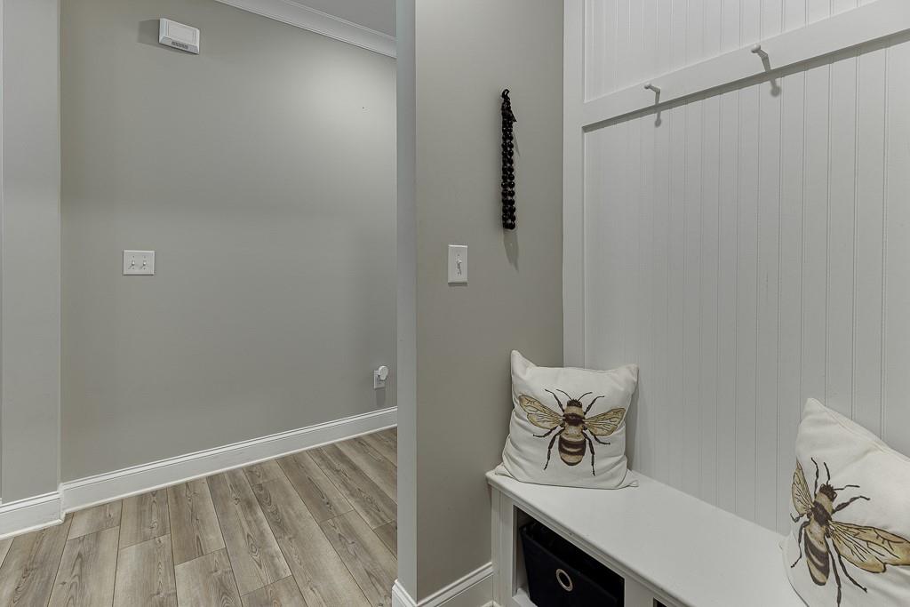 5188 Watchmans Cove Gainesville, GA 30504 - Photo 35 of 90 a bathroom with a sink and mirror