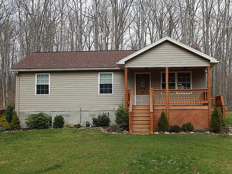 30 Shaffer School Road Ohiopyle, PA 15470 - Photo 1 of 25 Exterior Front. 6 year old Ranch Home on 4 beautiful acres.