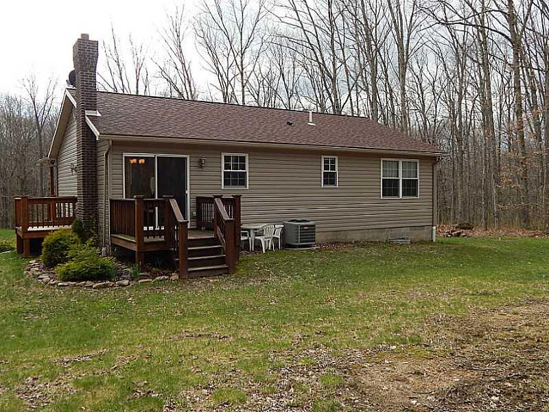 30 Shaffer School Road Ohiopyle, PA 15470 - Photo 5 of 25 Exterior Back. ...Or even Enjoy the days lounging on the Back Deck and Back yard and woods!