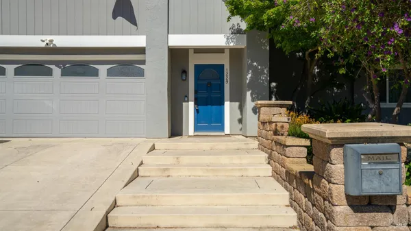 a view of an entryway with staircase