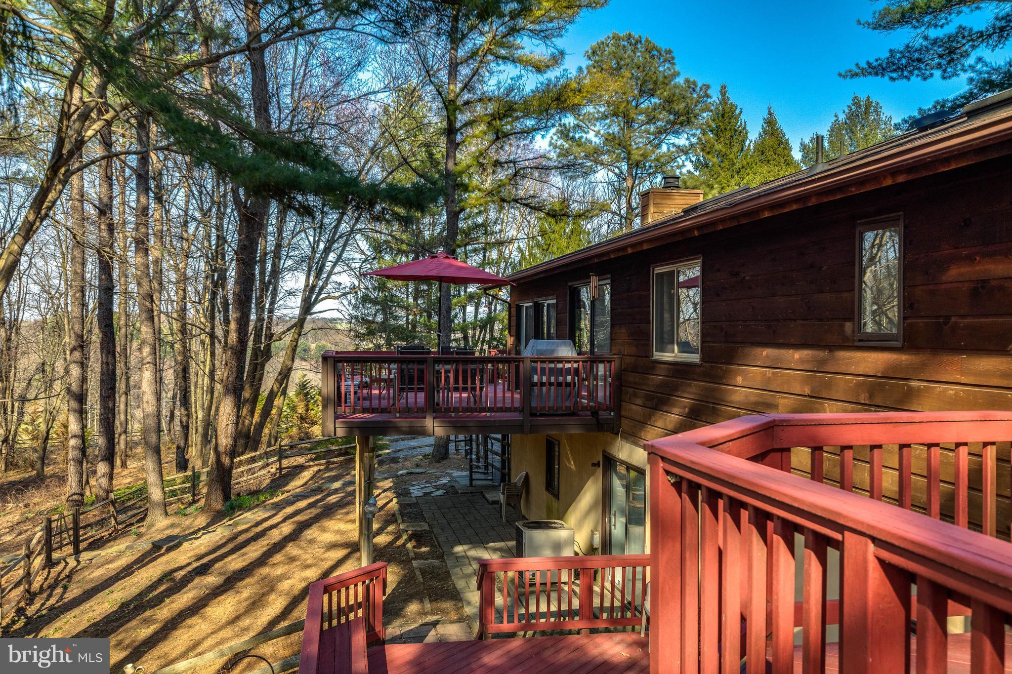3000 Benson Mill Road Upperco, MD 21155 - Photo 23 of 30 Tiered Decks, Partially Fenced Wooded Acreage