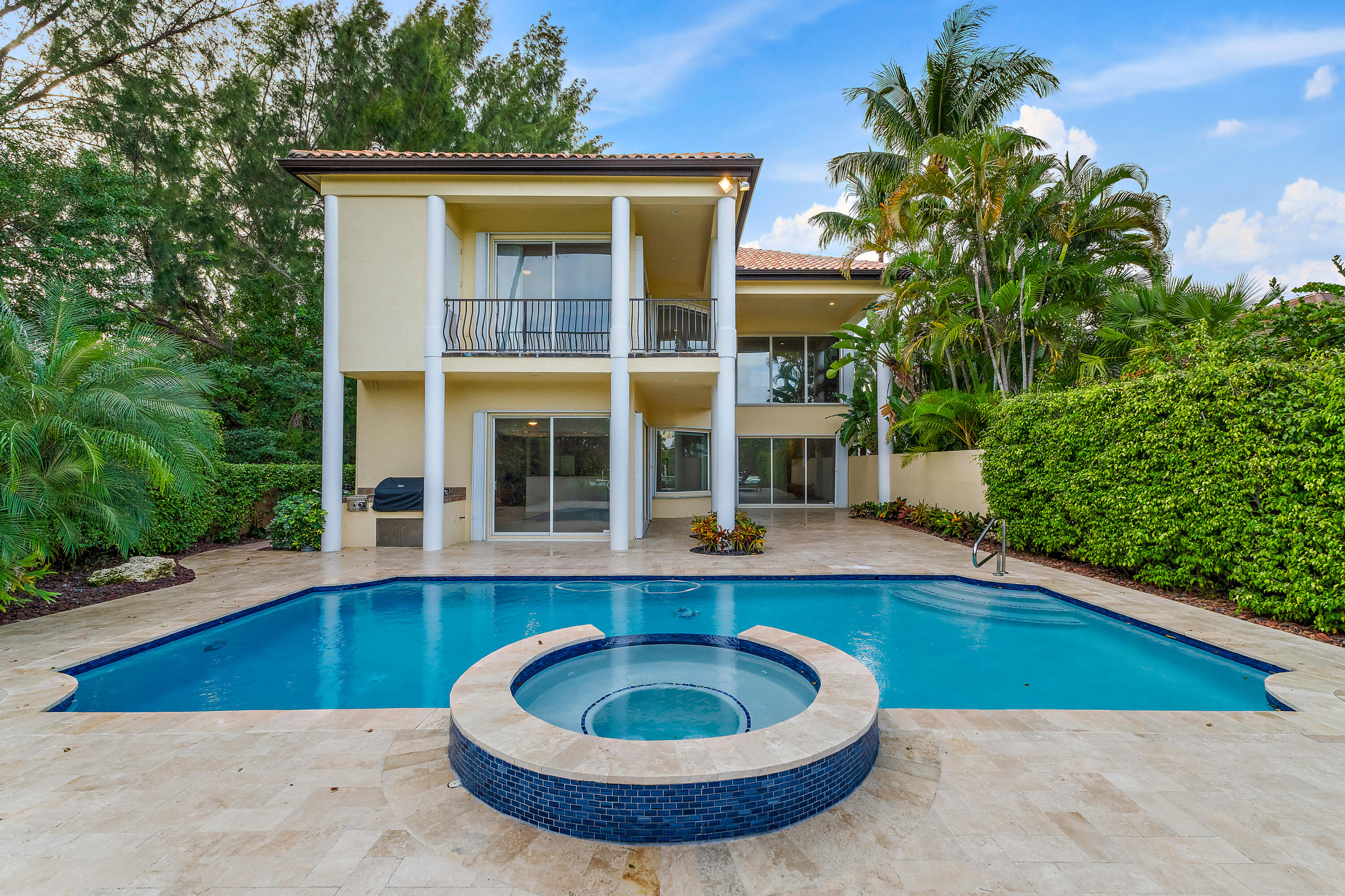 111 Fishermans Way Jupiter, FL 33477 - Photo 4 of 57 a view of a swimming pool with a yard