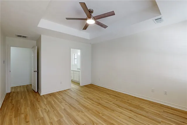 wooden floor in an empty room
