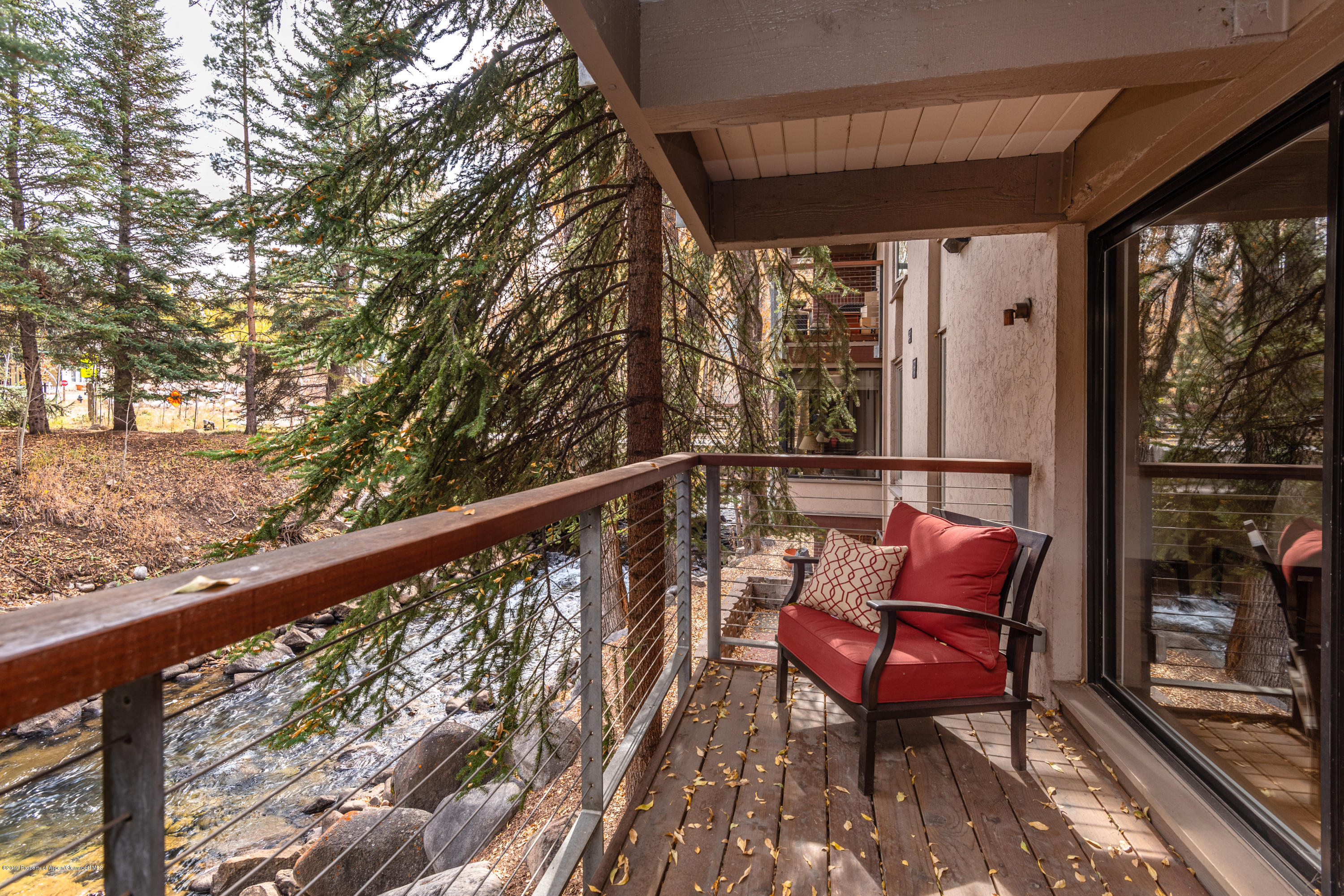 1034 East Cooper Avenue, Unit 5A Aspen, CO 81611 - Photo 10 of 15 a view of a two chairs in the balcony