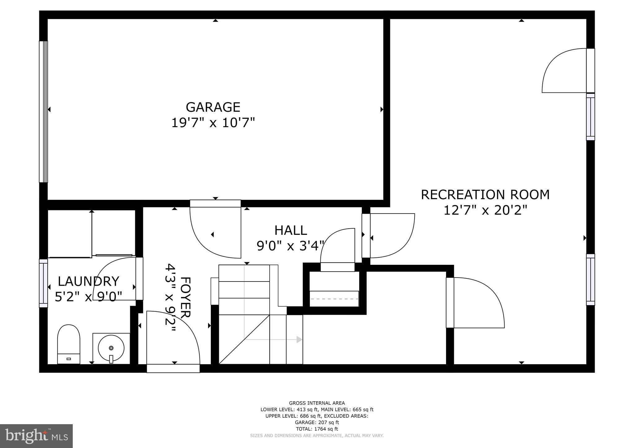 302 Rangers Way Southeast Leesburg, VA 20175 - Photo 42 of 42 Lower Level floorplan