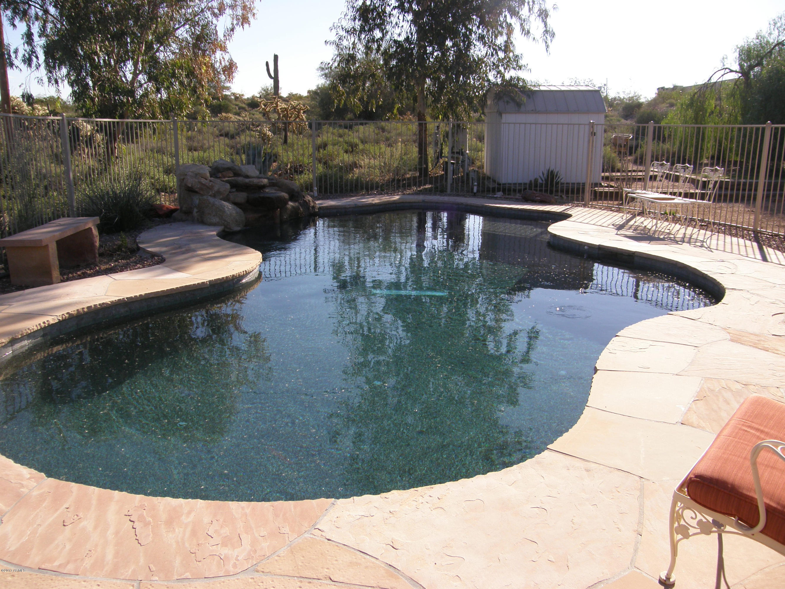 5601 South Jacaranda Road Gold Canyon, AZ 85118 - Photo 8 of 34 Sparkling Pool with waterfall