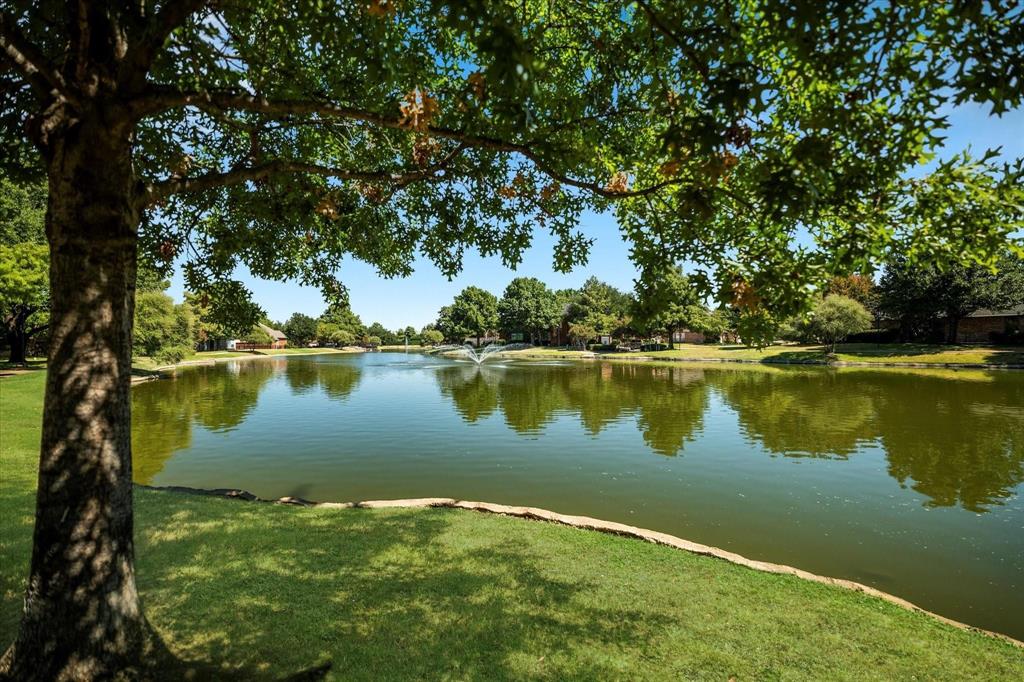 4025 Azure Lane Addison, TX 75001 - Photo 39 of 40 a view of a lake in a forest