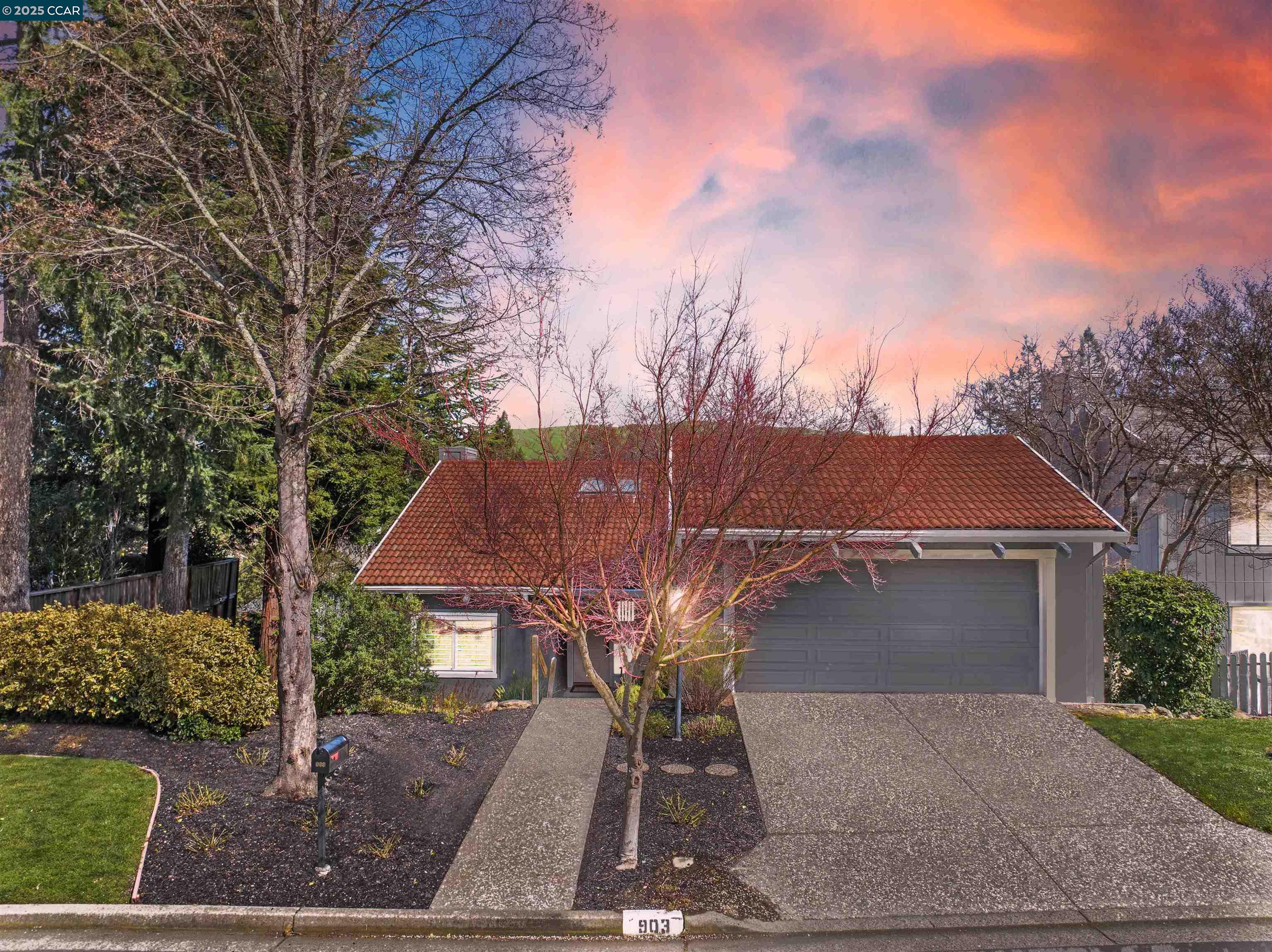 903 Augusta Drive Moraga, CA 94556 - Photo 1 of 1 front view of house with a yard