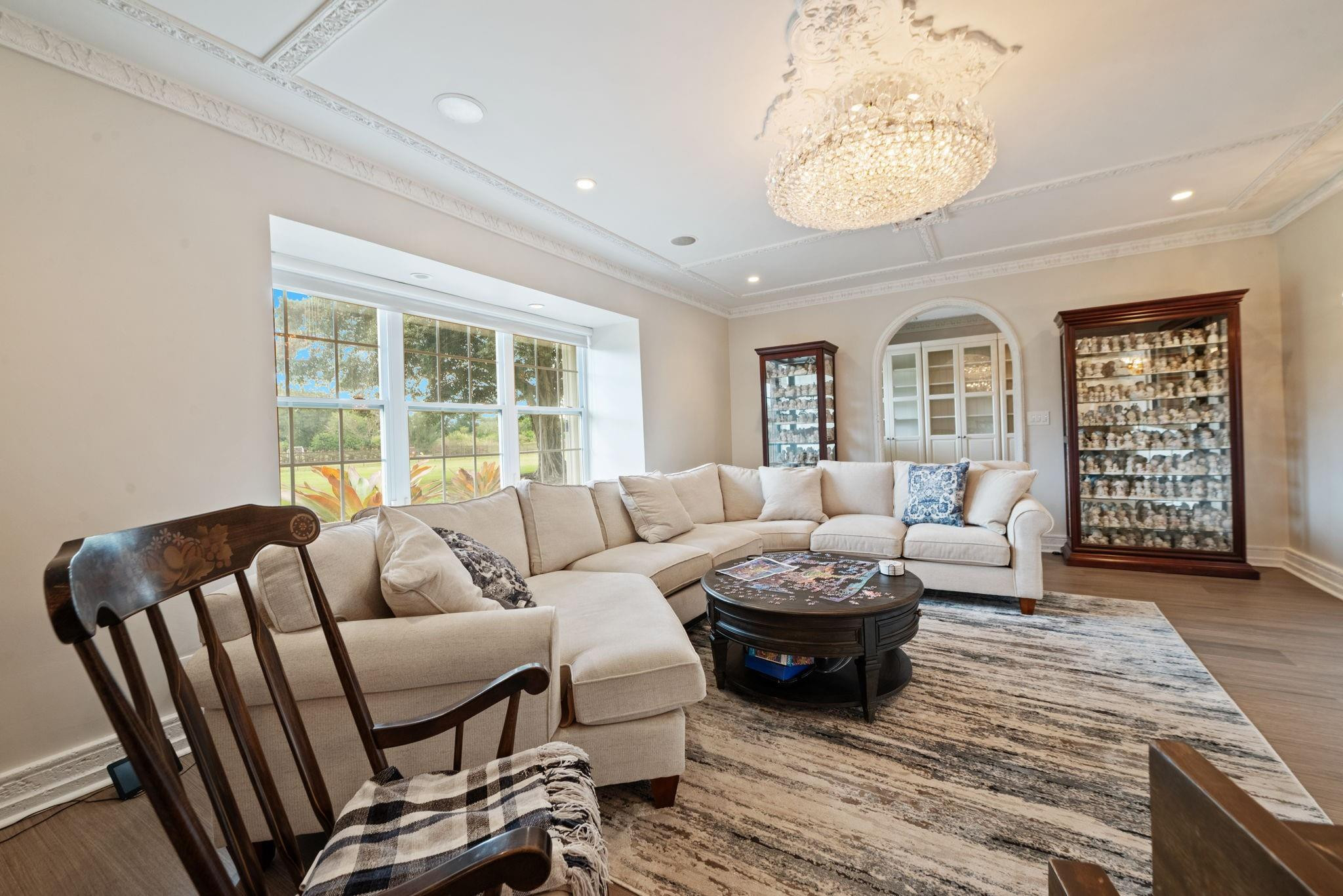 17501 Southwest 54th Street Southwest Ranches, FL 33331 - Photo 12 of 39 a living room with furniture and a large window