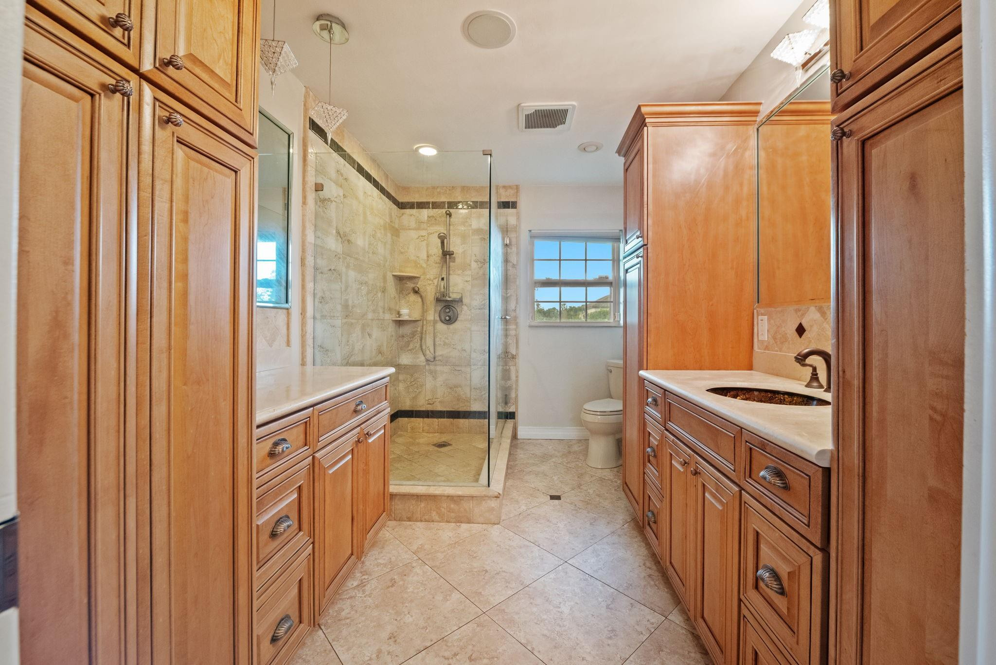 17501 Southwest 54th Street Southwest Ranches, FL 33331 - Photo 24 of 39 a bathroom with a shower and a sink