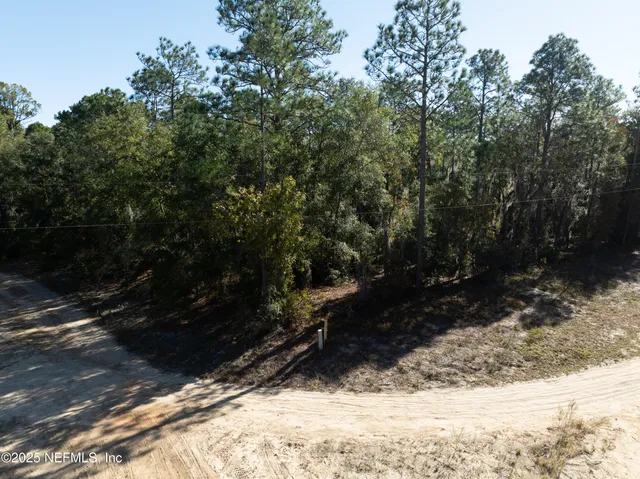 a view of outdoor space and trees