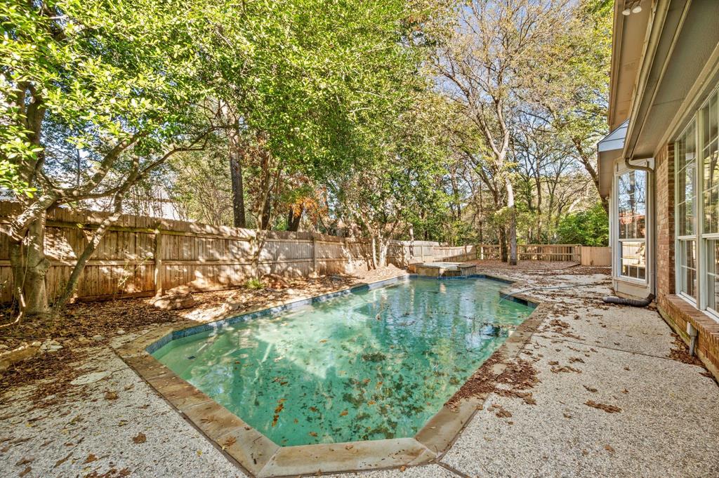 2504 Springhill Drive Grapevine, TX 76051 - Photo 3 of 32 View of swimming pool with a patio and a fenced backyard