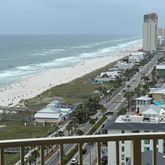 a view of city and ocean