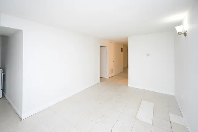 a view of an empty room