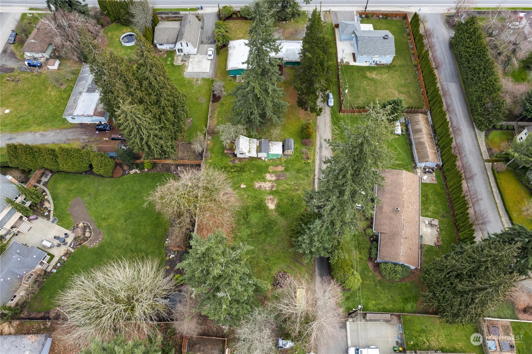 17316 North Road Bothell, WA 98012 - Photo 31 of 32 an aerial view of residential houses with outdoor space