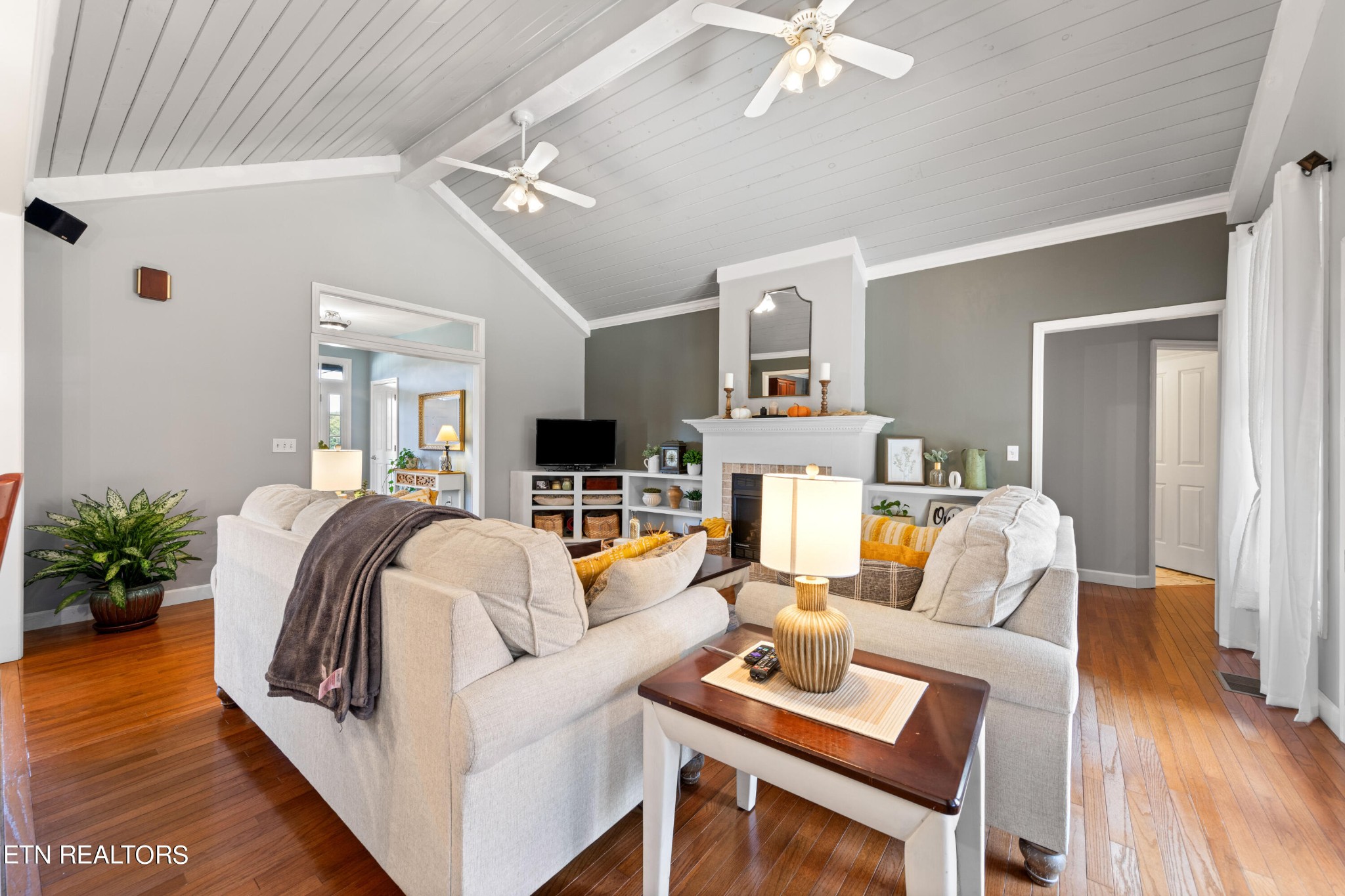 1443 West Dumplin Valley Road Dandridge, TN 37725 - Photo 15 of 51 a living room with furniture and wooden floor