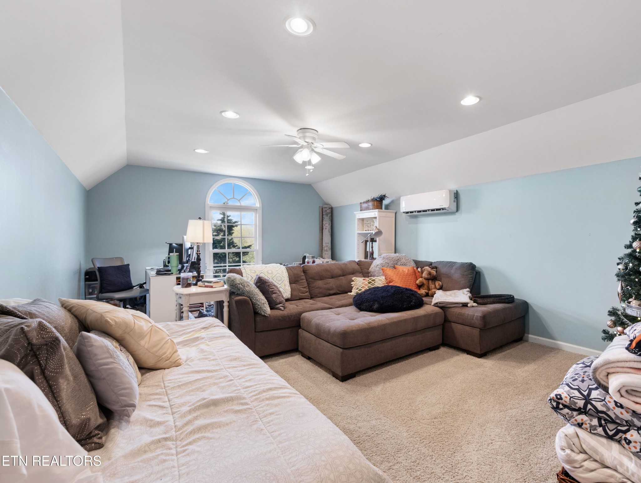 1443 West Dumplin Valley Road Dandridge, TN 37725 - Photo 32 of 51 a living room with furniture and a ceiling fan