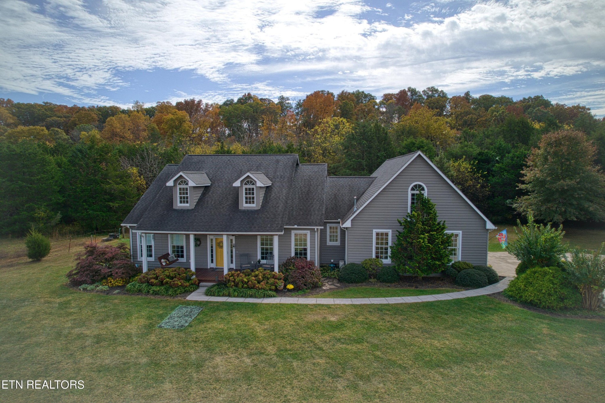 1443 West Dumplin Valley Road Dandridge, TN 37725 - Photo 4 of 51 an aerial view of a house