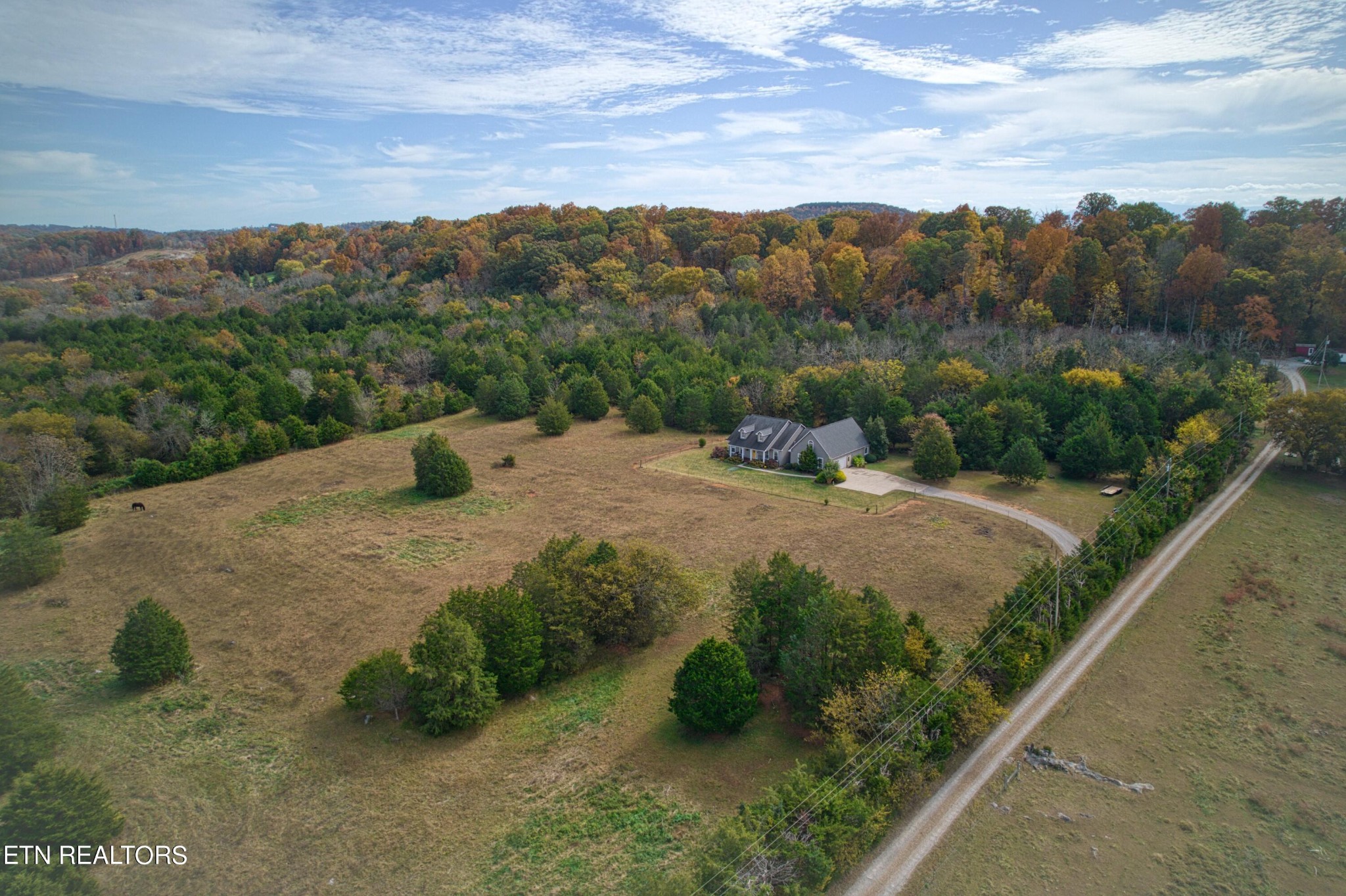 1443 West Dumplin Valley Road Dandridge, TN 37725 - Photo 48 of 51 a view of a backyard with green space