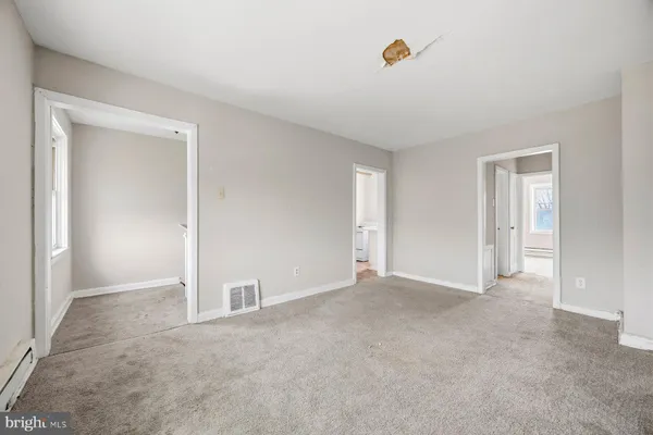 a view of an empty room