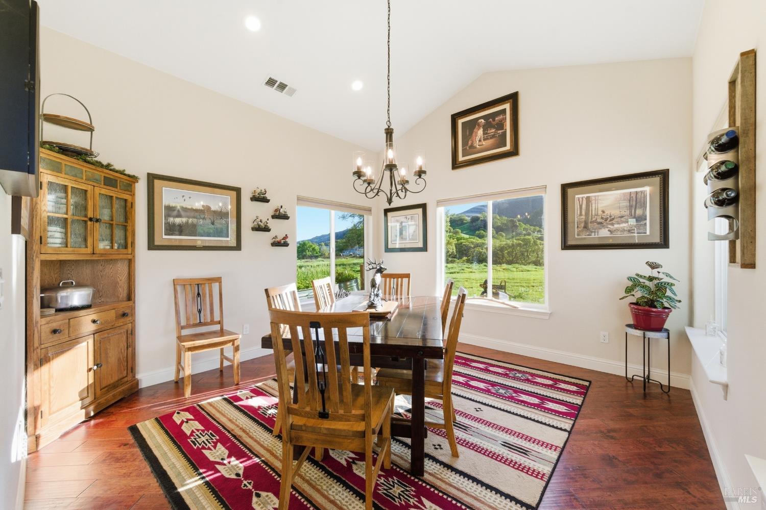 7561 Pleasants Valley Road Vacaville, CA 95688 - Photo 12 of 44 Formal dining room with lovely views.