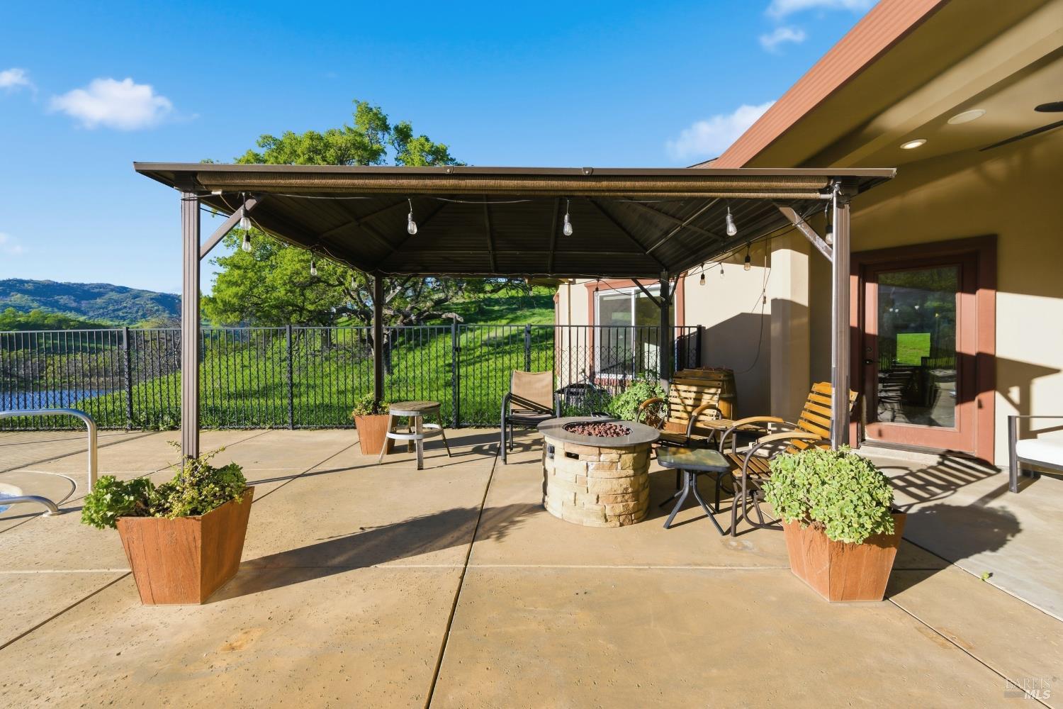 7561 Pleasants Valley Road Vacaville, CA 95688 - Photo 30 of 44 Gazebo and fire pit for outdoor relaxation!