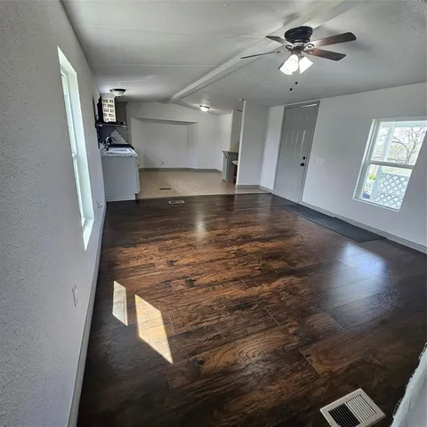 a view of a water heater room