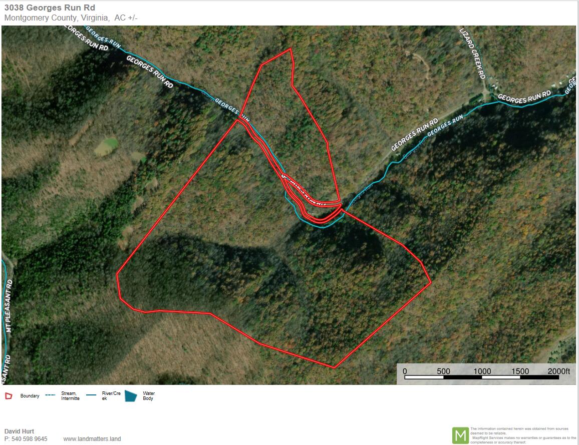 3038 Georges Run Road Shawsville, VA 24162 - Photo 62 of 64 Map- Fall Aerial