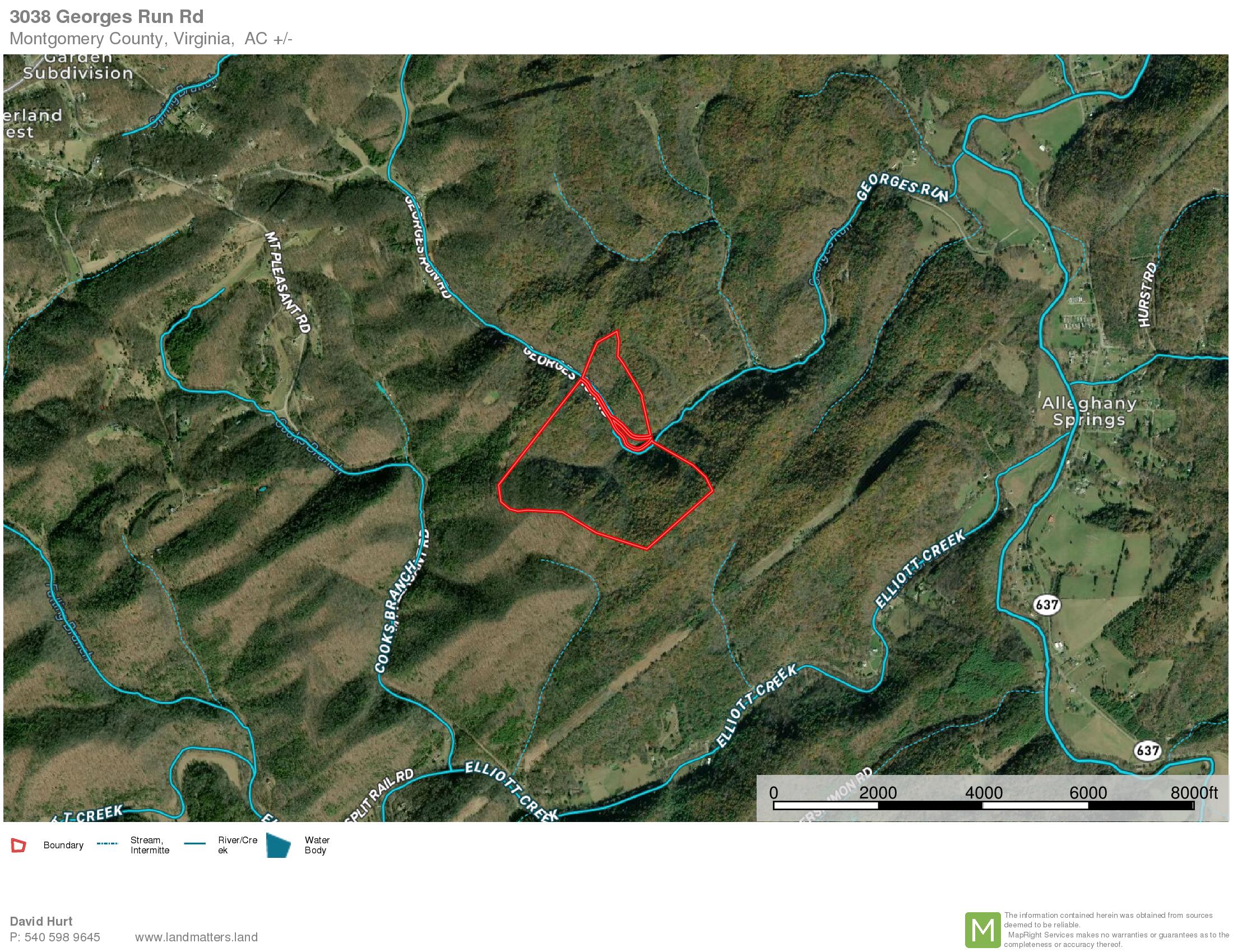 3038 Georges Run Road Shawsville, VA 24162 - Photo 63 of 64 Map- Zoomed out fall aerial