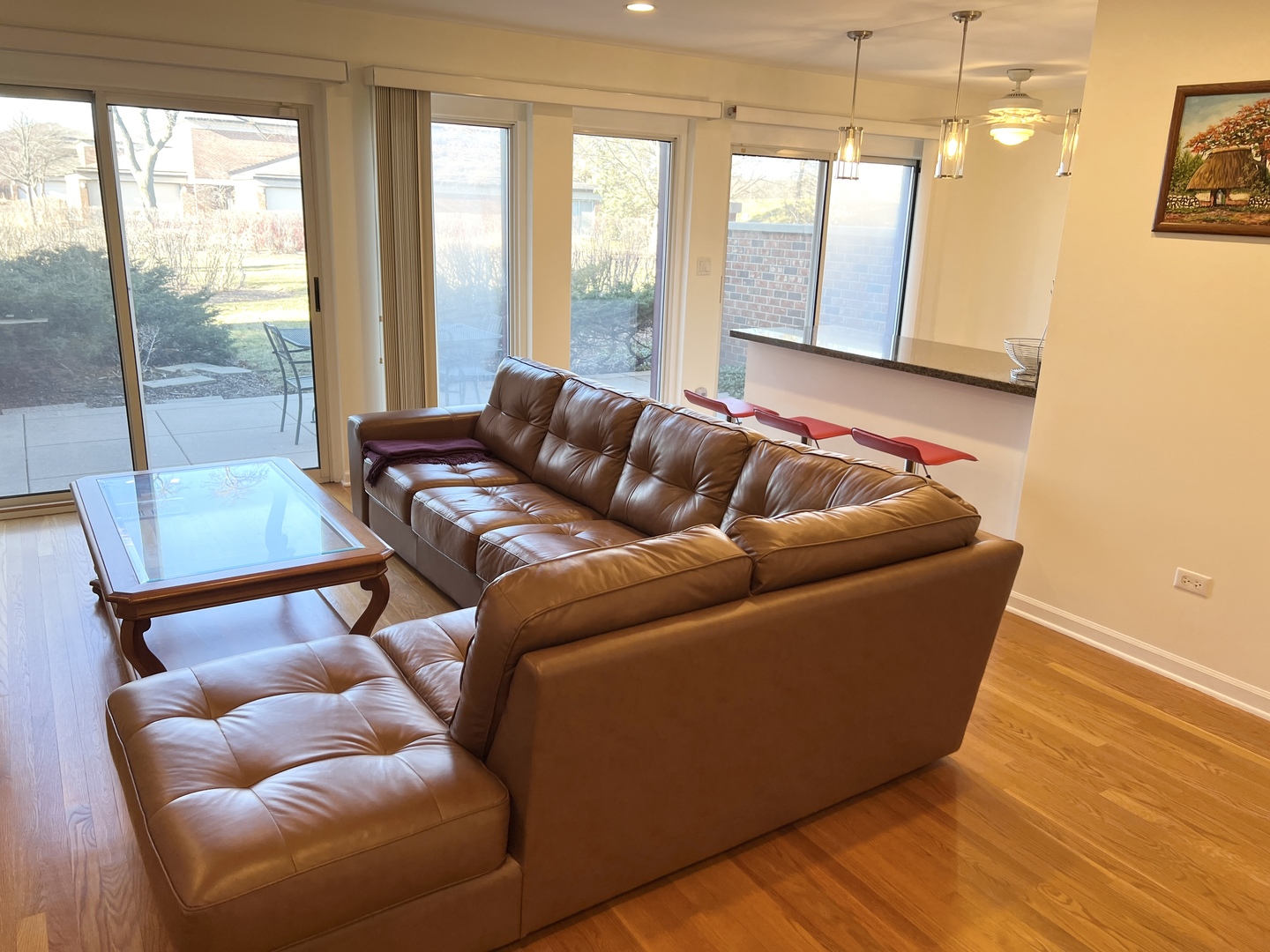 353 Milford Road Deerfield, IL 60015 - Photo 4 of 19 a living room with furniture and a floor to ceiling window