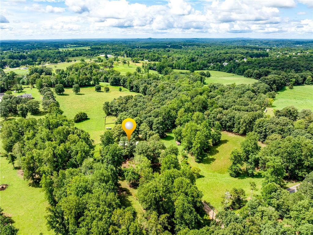 6223 Hulsey Road Clermont, GA 30527 - Photo 47 of 53 a aerial view of a houses with yard and green space