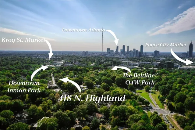 $549,500 | 418 North Highland Avenue Northeast, Atlanta, GA 30307