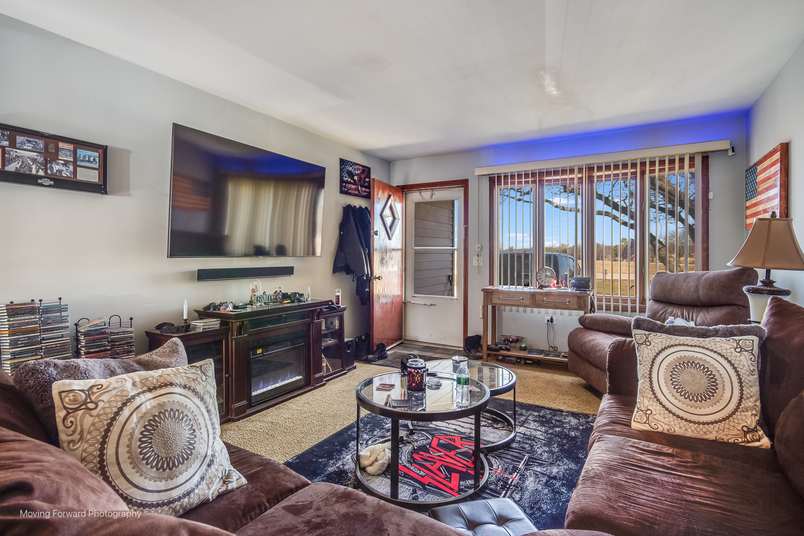 40w791 Big Timber Road Hampshire, IL 60140 - Photo 13 of 67 a living room with furniture and a flat screen tv