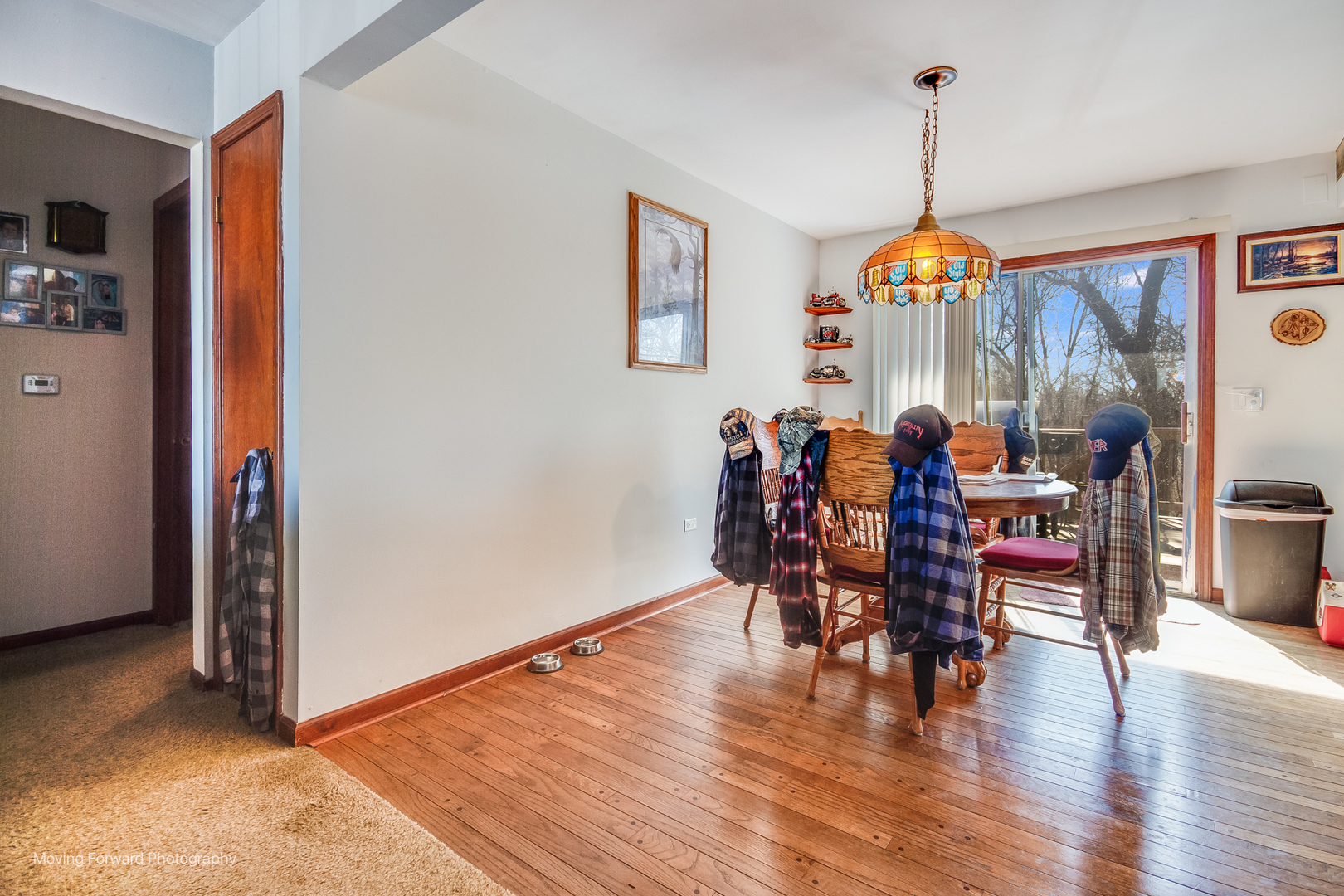 40w791 Big Timber Road Hampshire, IL 60140 - Photo 14 of 67 a dining room with furniture window and wooden floor