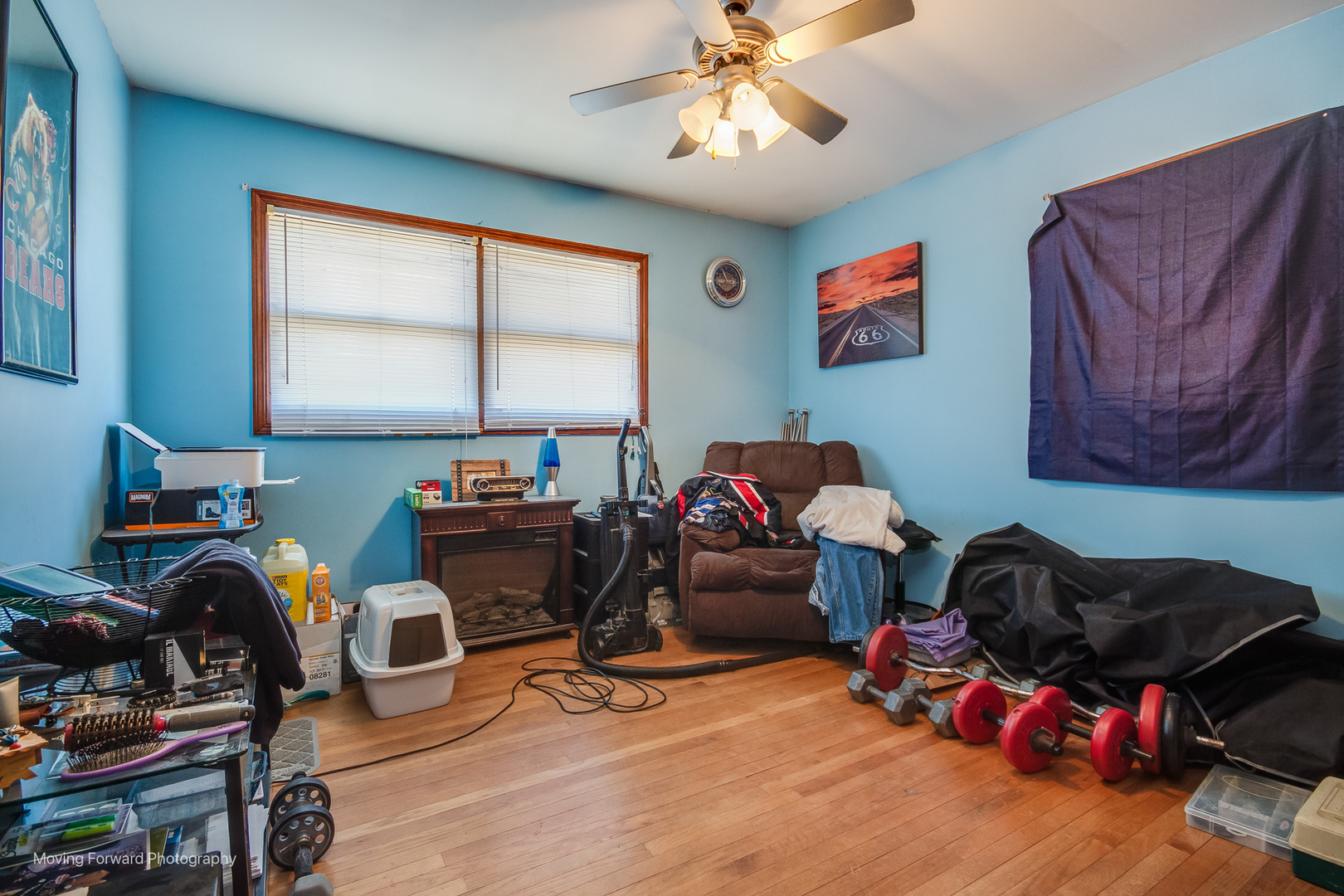 40w791 Big Timber Road Hampshire, IL 60140 - Photo 17 of 67 a view of a workspace with furniture and a window
