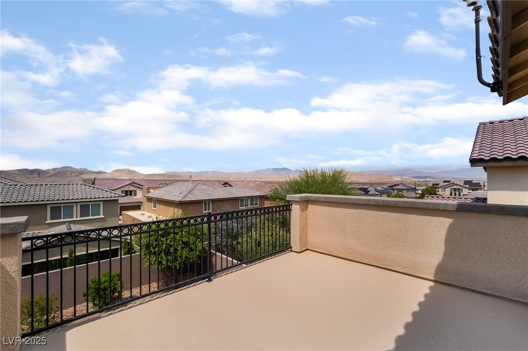 2575 Hazelburn Drive Henderson, NV 89044 - Photo 23 of 65 Patio / terrace with a residential view and a mountain view