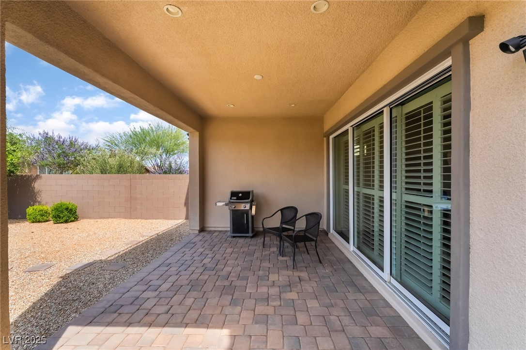 2575 Hazelburn Drive Henderson, NV 89044 - Photo 44 of 65 View of patio / terrace featuring grilling area