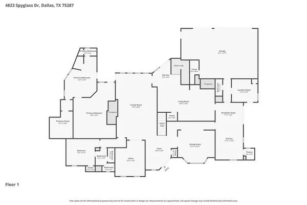 $1,395,000 | 4823 Spyglass Drive, Dallas, TX 75287