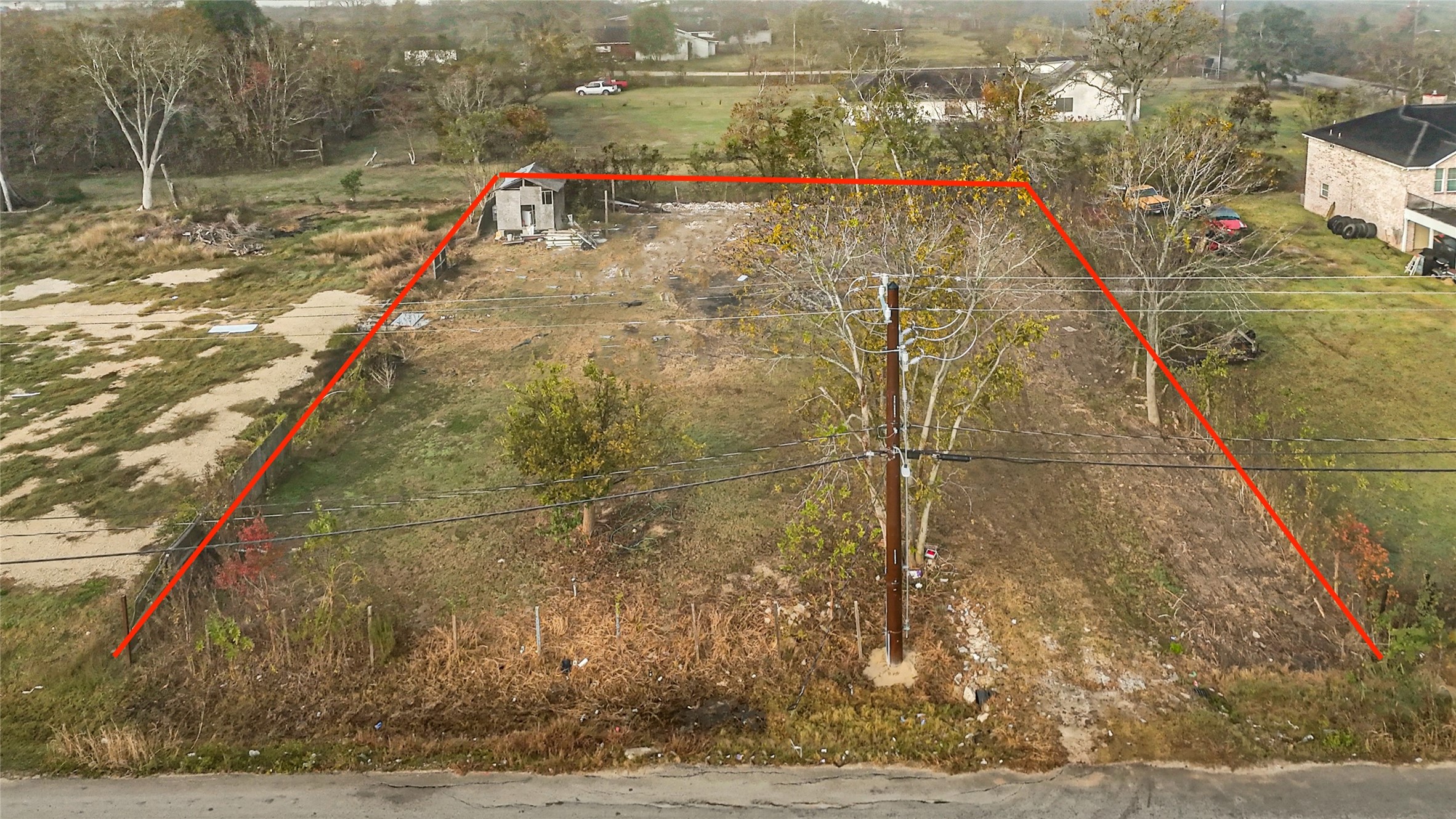 a view of a wooden floor