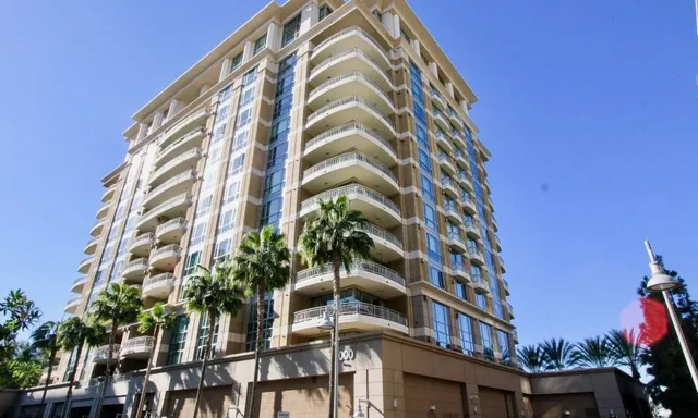 a front view of a building