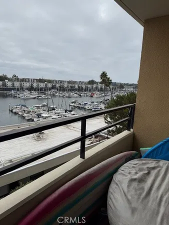 a view of a balcony with an outdoor space
