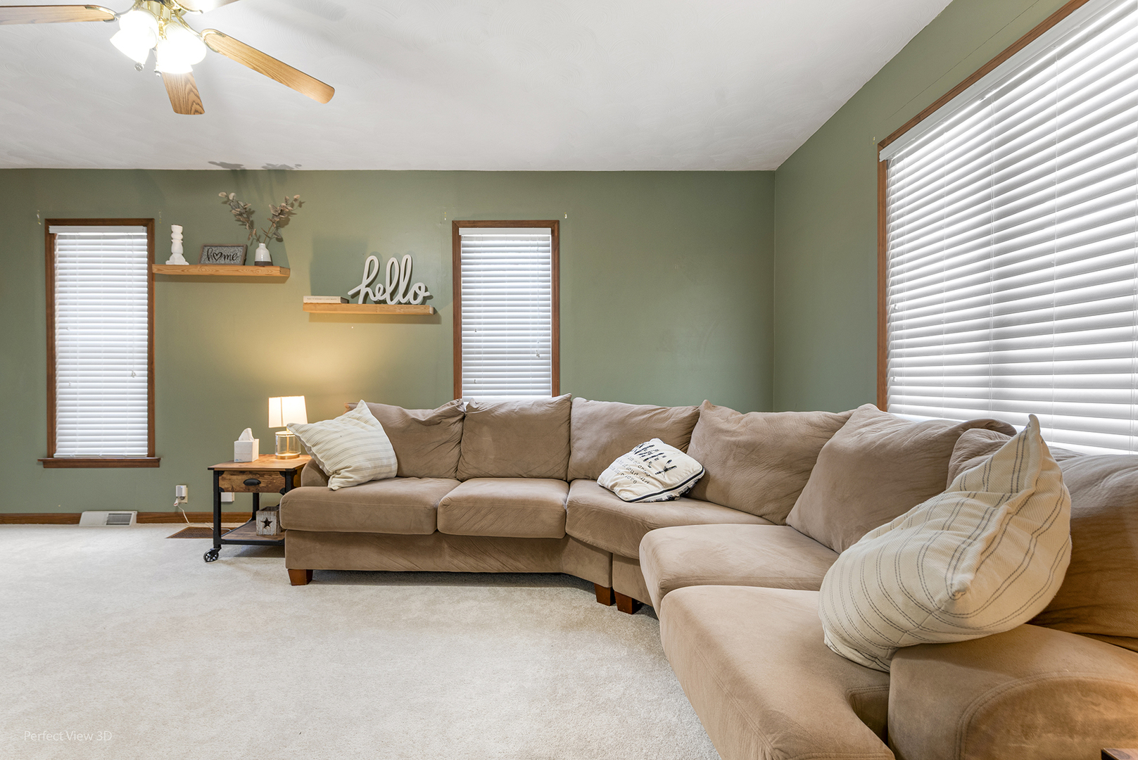 733 North 13th Street DeKalb, IL 60115 - Photo 5 of 22 a living room with furniture and a large window