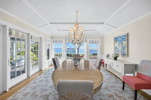 a view of a livingroom with furniture and windows